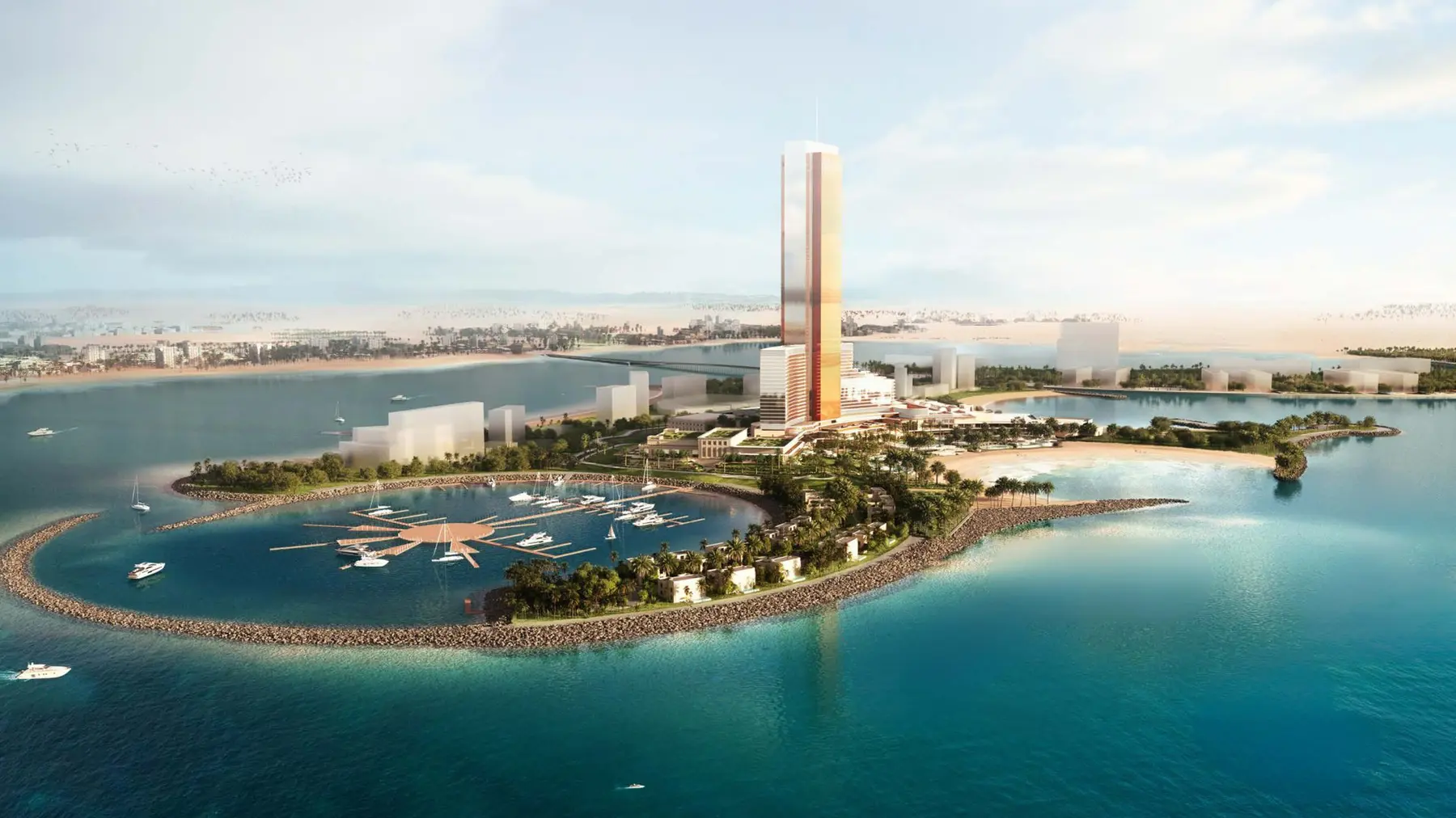 Wynn Al Marjan Island, developer render
