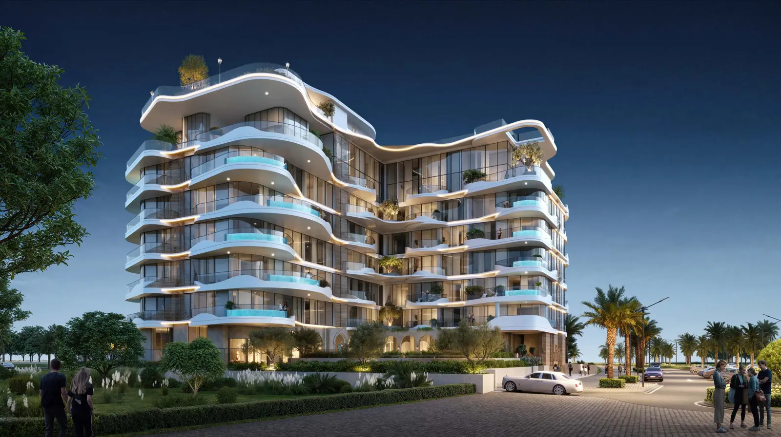 BNW's own towers on Al Marjan Island, developer render