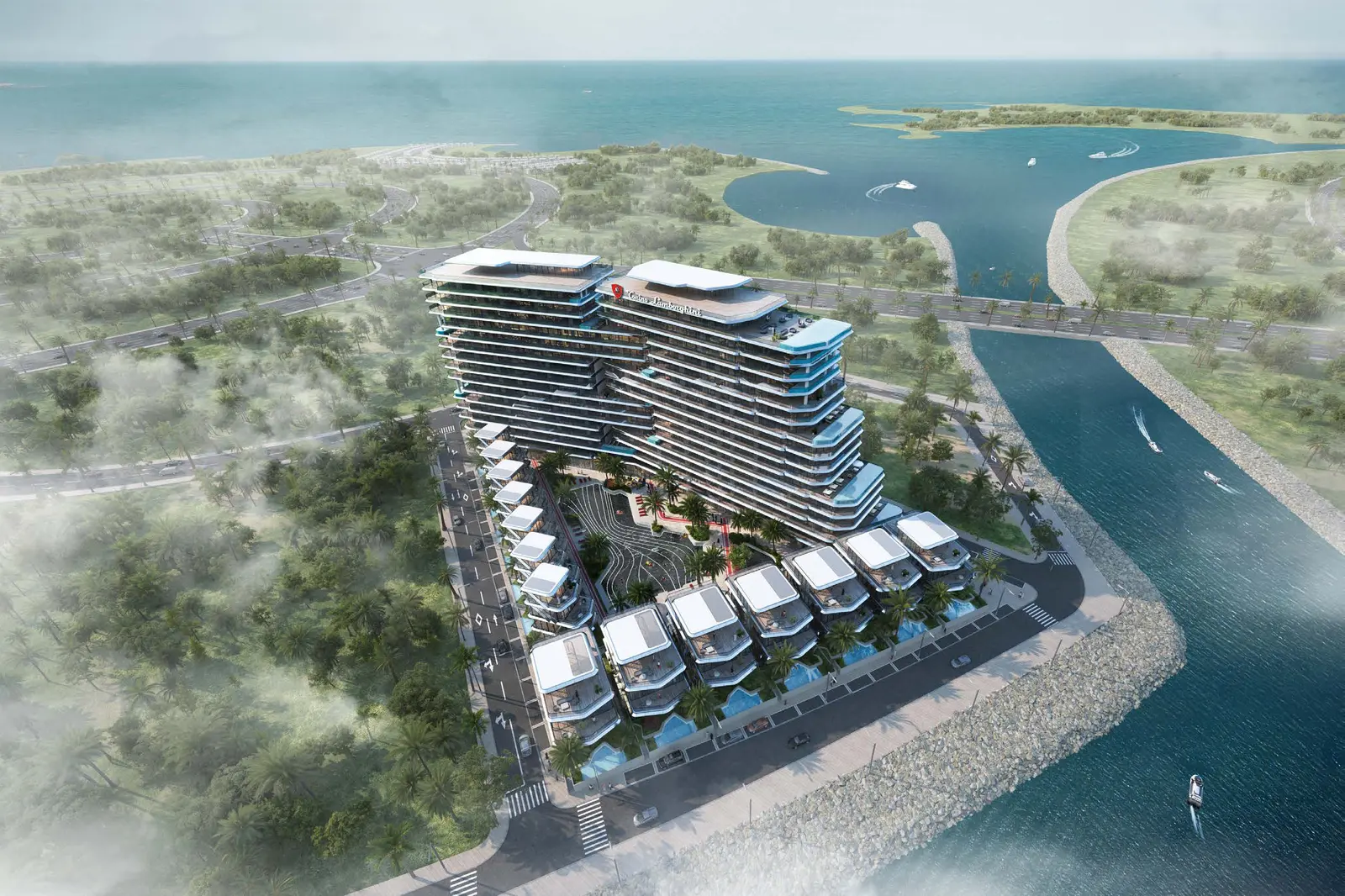 Tonino Lamborghini Residences, developer render