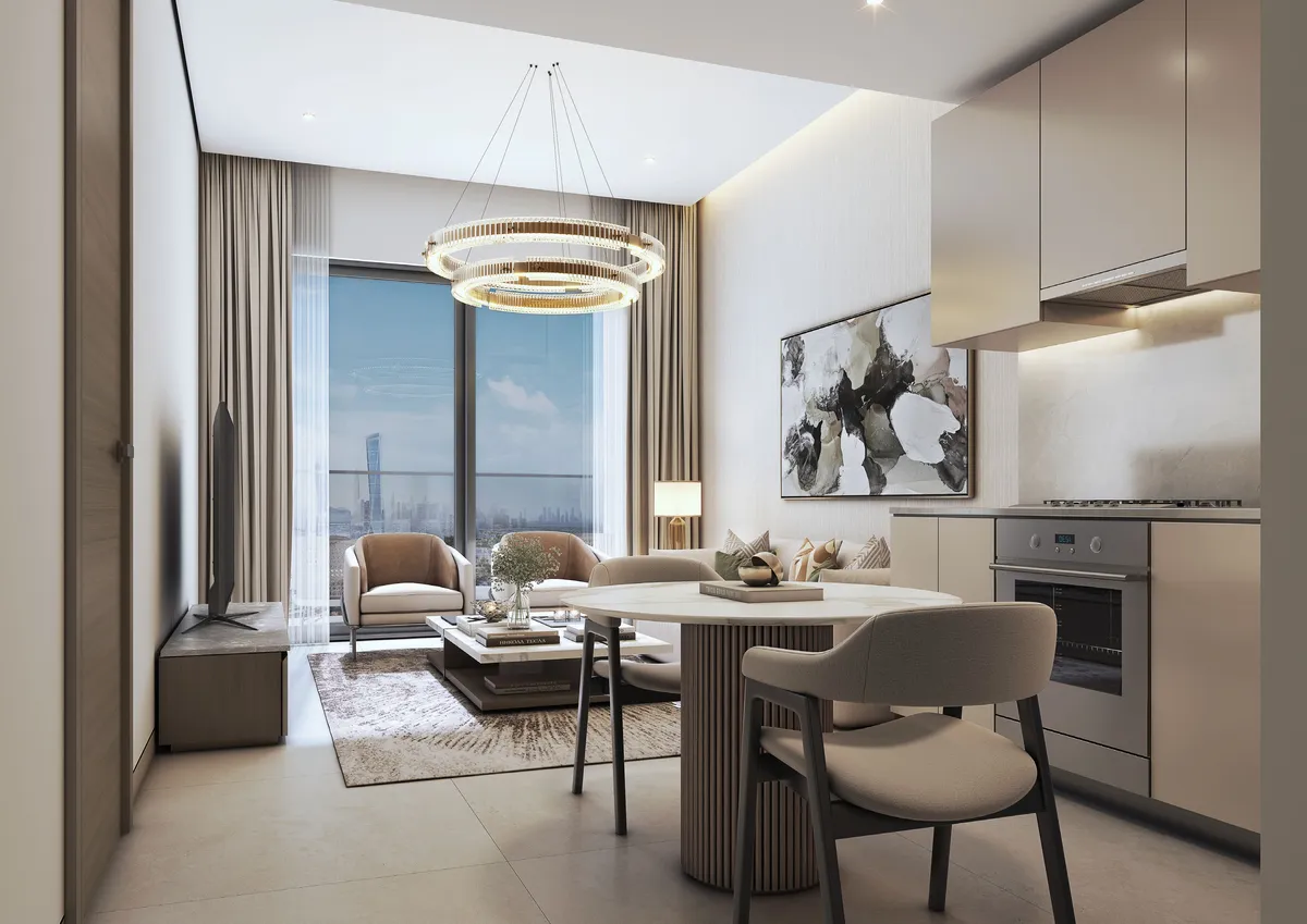 Sobha Central fitted kitchen, developer render
