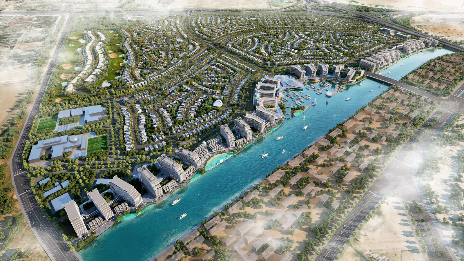 Sobha City masterplan, developer render