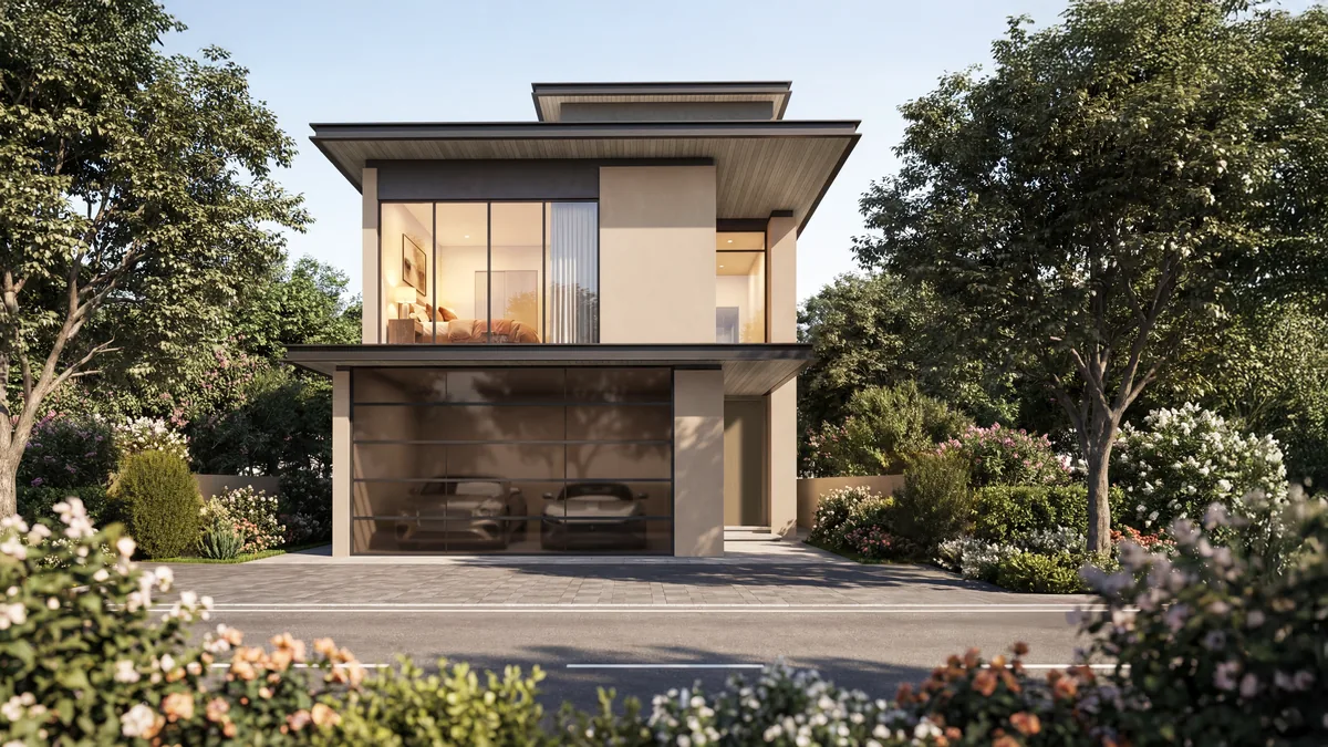 Sobha City street view, developer render